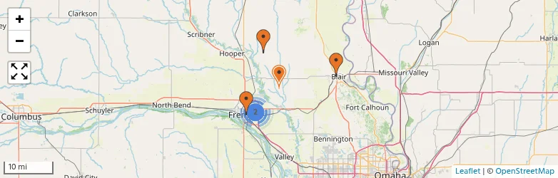 Related schools map