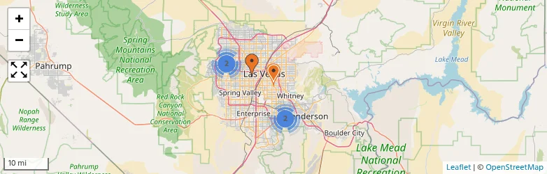 Related schools map