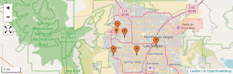 Related schools map