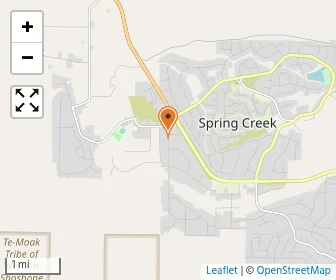 Map of Spring Creek Christian Academy