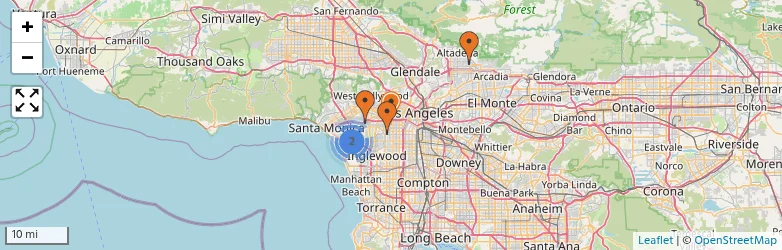 Related schools map
