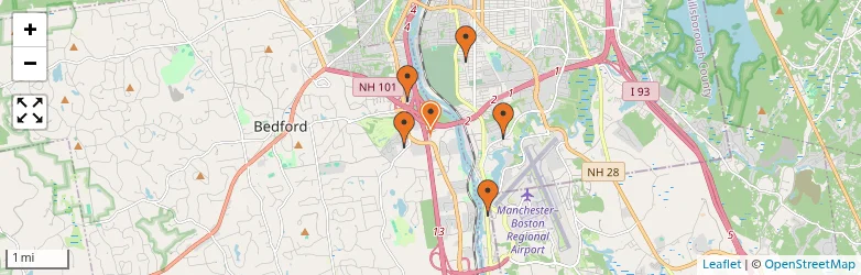 Related schools map