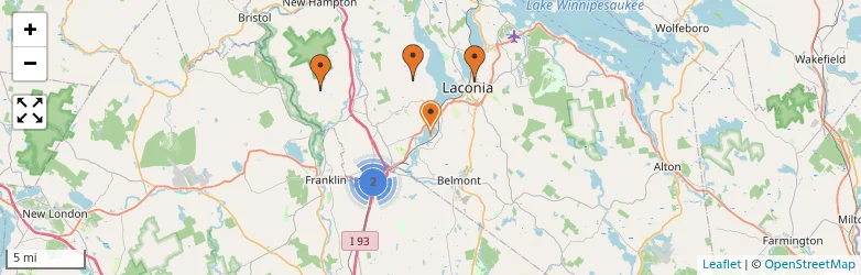 Related schools map