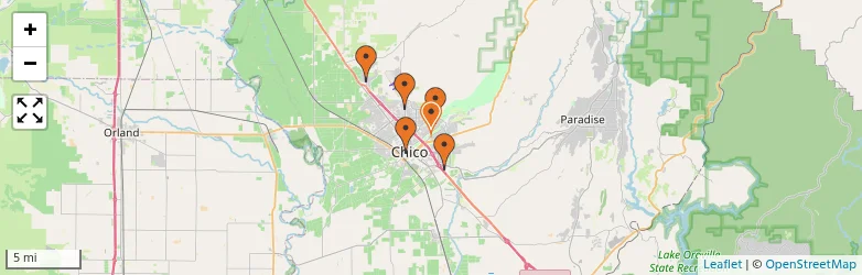 Related schools map