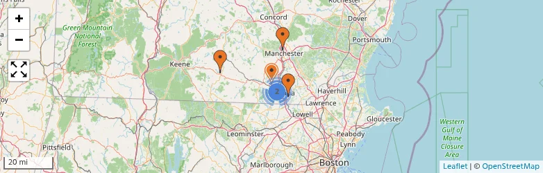 Related schools map