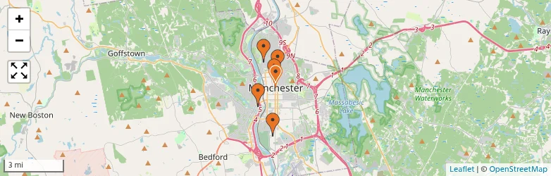 Related schools map