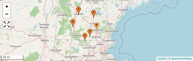 Related schools map