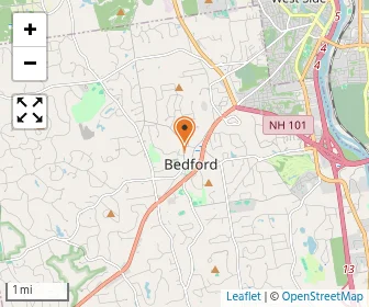 Map of Bedford Village Morning School