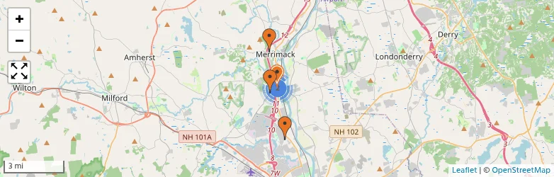 Related schools map
