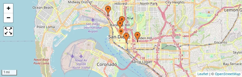 Related schools map
