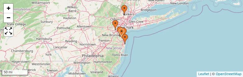 Related schools map