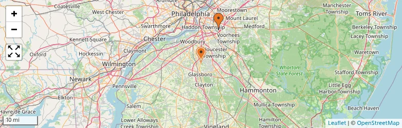 Related schools map