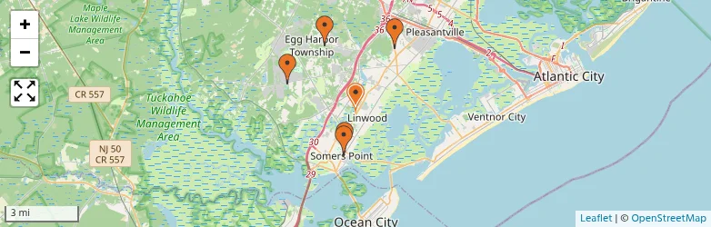 Related schools map