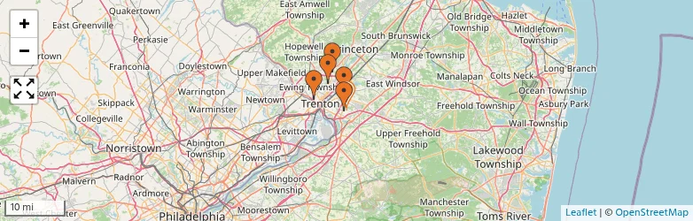 Related schools map