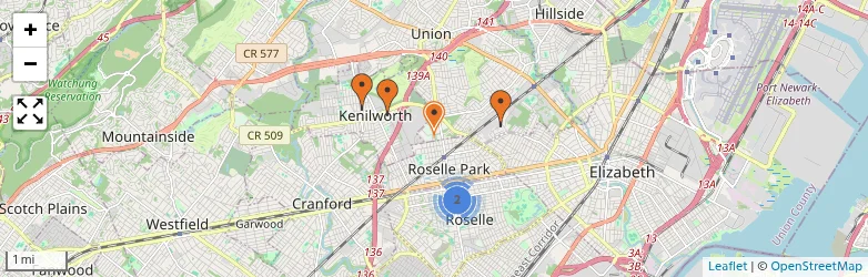 Related schools map