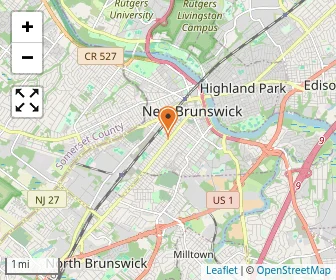 Map of Greater New Brunswick Day Care