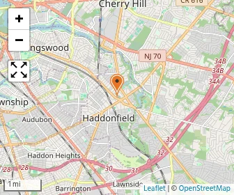 Map of Haddonfield Friends School
