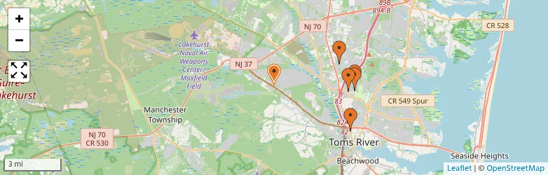 Related schools map