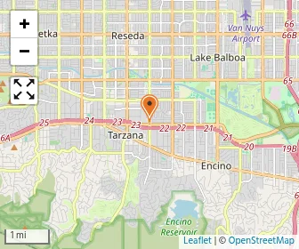 Map of Childs World School - Encino