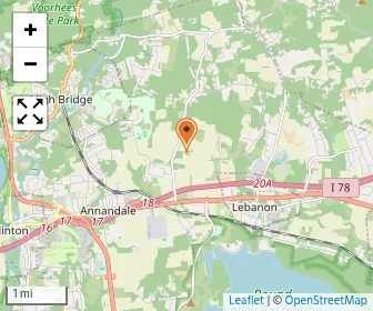 Map of Hunterdon Preparatory School