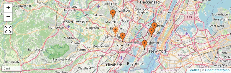 Related schools map