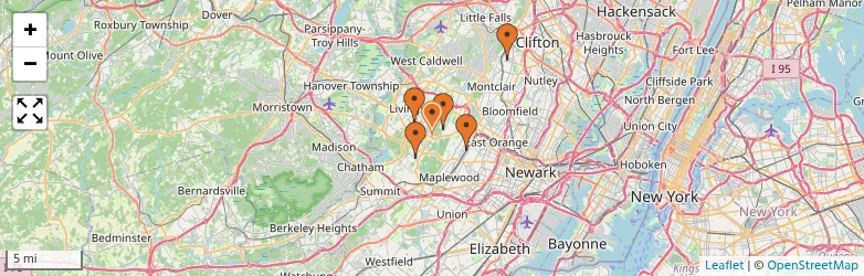 Related schools map