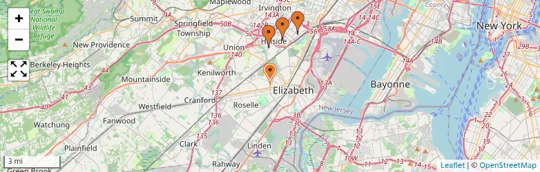 Related schools map