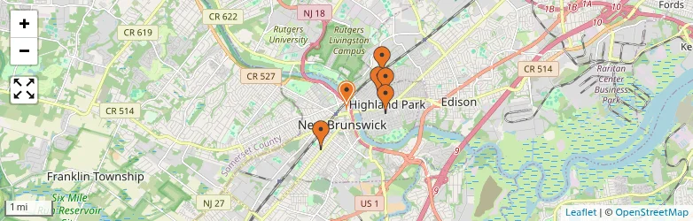 Related schools map