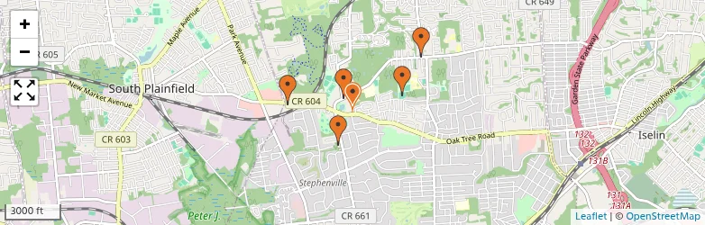 Related schools map