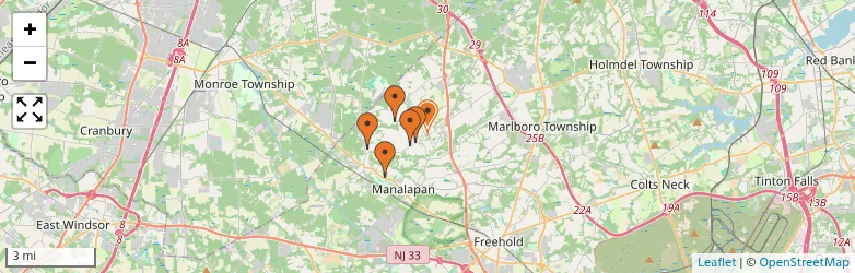 Related schools map
