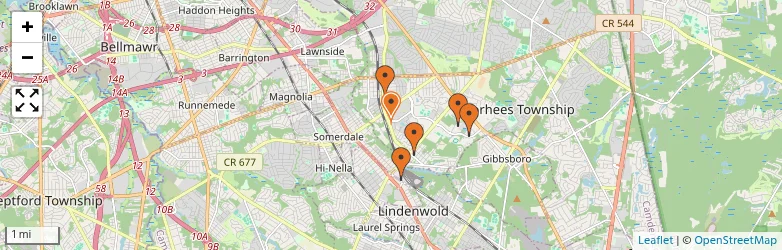 Related schools map