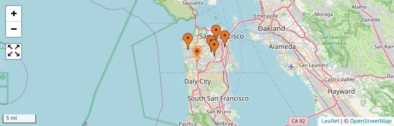 Related schools map