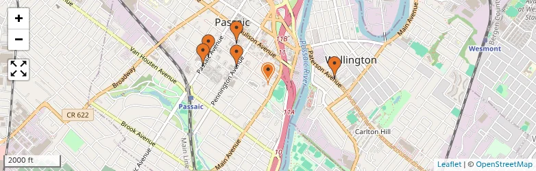 Related schools map