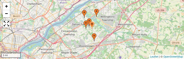 Related schools map