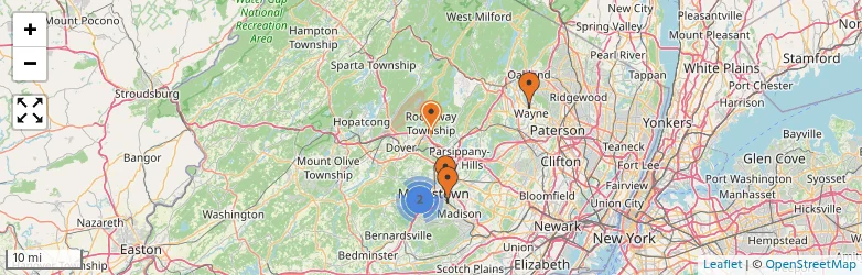 Related schools map