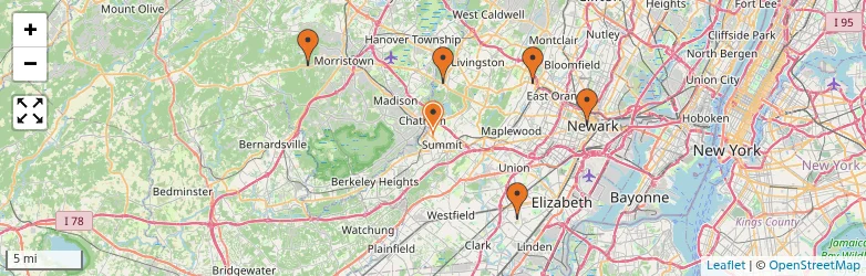 Related schools map