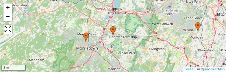 Related schools map