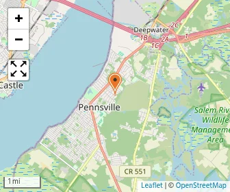Map of Salem County Christian Academy
