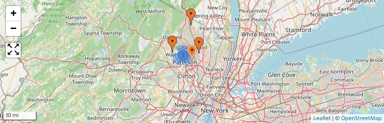 Related schools map