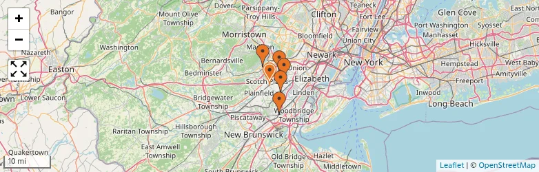 Related schools map