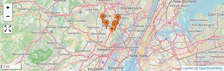 Related schools map
