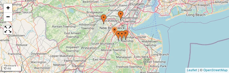 Related schools map