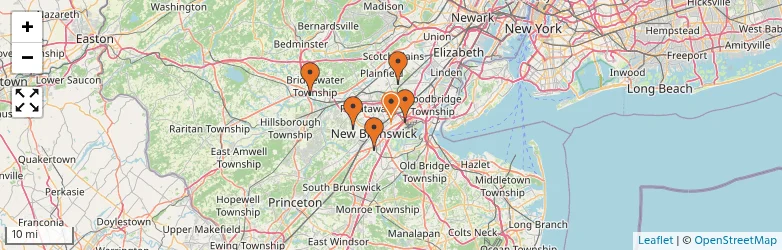 Related schools map
