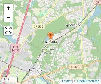 Map of South County Daycare Center