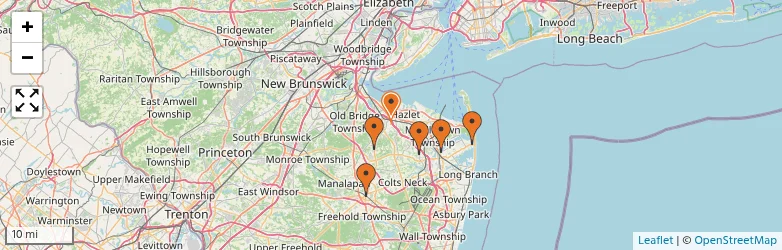 Related schools map