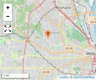 Map of Mobile Assn Ret Citizens