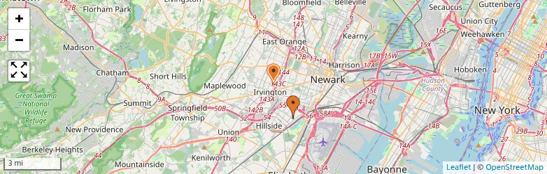 Related schools map