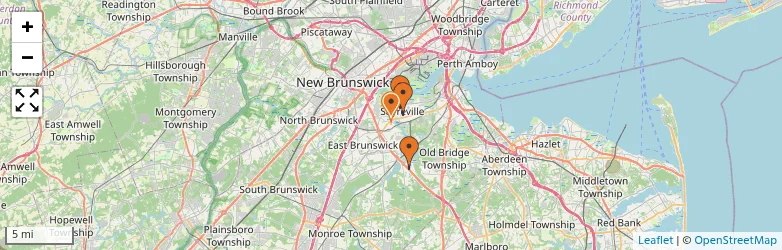 Related schools map