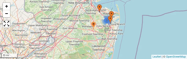 Related schools map