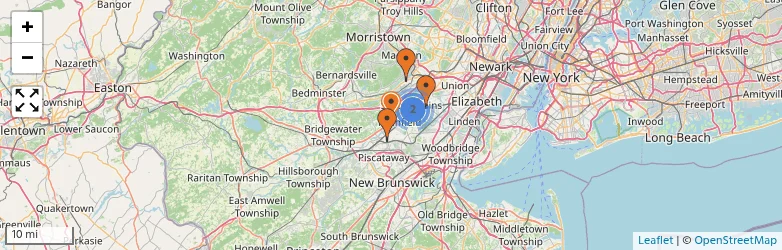 Related schools map